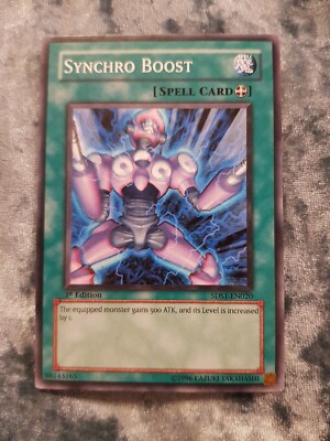 1x YuGiOh TCG Synchro Boost 5DS1 EN020 Trading Card Game-image