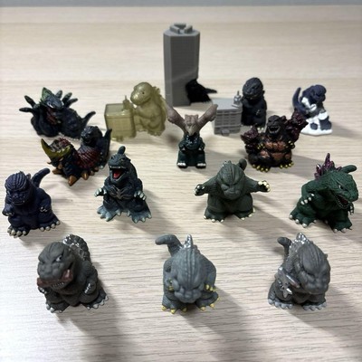 GODZILLA Finger Puppet Lot of Set Megaguirus Burning Biollante Garuda Rodan-image