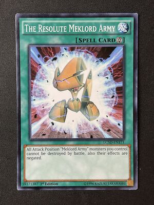 Yu-Gi-Oh TCG #LC5D-EN171 The Resolute Meklord Army 1st Edition Common LP-image