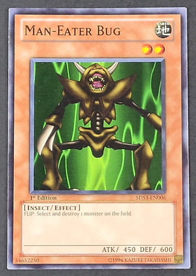 Yugioh TCG - Man Eater Bug - 5DS3-EN006 - LP/NM - 1st Ed - Common - Monster 2010-image