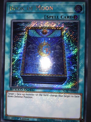 Yugioh Book of Moon SGX1-ENI15 Secret Rare 1st Ed Speed Duel GX NM 🔥-image