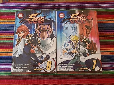 Yu-Gi-Oh! 5D's Vol 7,8 Two Book Lot Manga Masahiro Hikokubo & M.Sato. No Cards-image