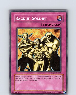 Yu-Gi-Oh TCG Backup Soldier 5DS1-EN035 Unlimited Regular Common Card NM-image