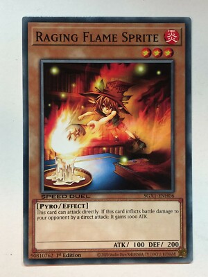 Yu-Gi-Oh! Speed Duel GX: Duel Academy Raging Flame Sprite SGX1-ENH06 NM/M-image