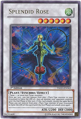 Yu-Gi-Oh Card - TSHD-EN043 - SPLENDID ROSE (ultra rare holo) - NM/Mint-image