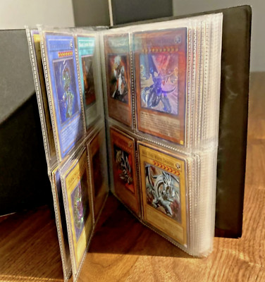 RARE Yu-Gi-Oh! Vintage Card Binder & 104 Card Lot ('02-'08) AUTHENTIC-image