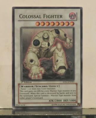Colossal Fighter - 5DS1-EN043 - Super Rare 1st Edition Starter Deck-image
