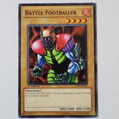 Battle Footballer - 5DS3-EN001 - HP - Common - 1st ed - Yugioh-image