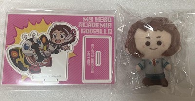 My Hero Academia Ochaco Uraraka Acrylic Stand Plush Figure Godzilla Collab-image