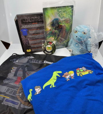 LOOTCRATE- 2018- COLOSSAL -Godzilla-JP-HULK-GB-Shirt XXXL -USED-image