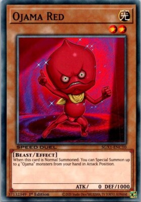 Ojama Red SGX1-ENC10 Speed Duel GX: Duel Academy Box 1st Edition-image