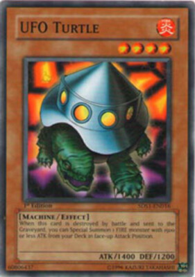 3 x UFO Turtle - 5DS1-EN016 - Common - 1st Edition Near Mint, English-image
