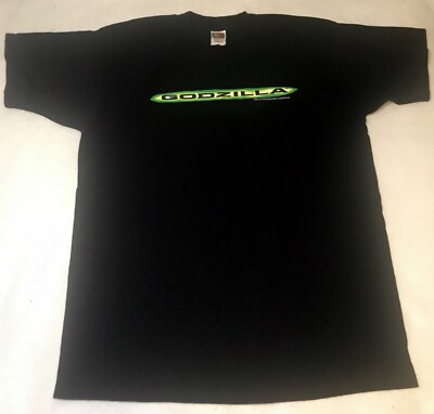 Vintage GODZILLA 1998 Tri-Star Pictures Promo T - Shirt Adult XL-image