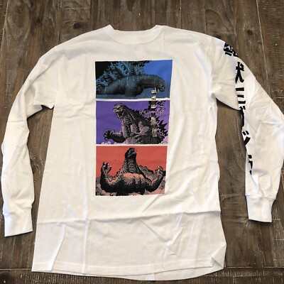 Spencer's Godzilla Shirt M White-image