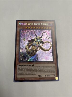 Meklord Astro Dragon Asterisk (LC5D-EN166) -  Secret Rare First ed. Yugioh NM/M-image