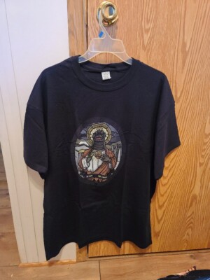 IN GODZILLA WE TRUST XL T-SHIRT-image