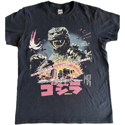 Godzilla tee shirt, Black, Size M-image