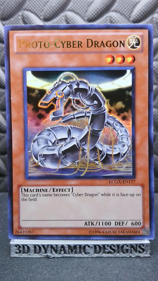 | Yugioh Proto-Cyber Dragon LCGX-EN177 Ultra Rare Legendary GX  NM- 🔥 |-image