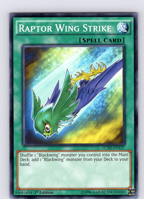 Yu-Gi-Oh TCG Raptor Wing Strike LC5D-EN137 1st Edition Common Card NM-image