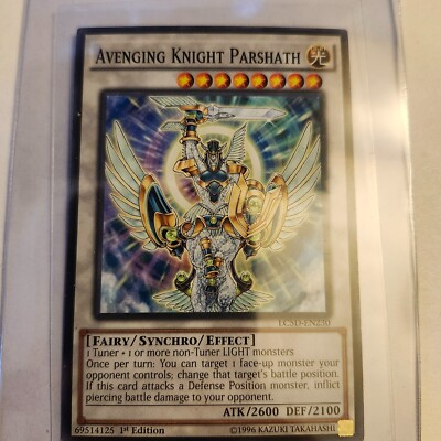 Avenging Knight Parshath, LC5D-EN230, Common, 1st Edition, NM, Yugioh TCG-image