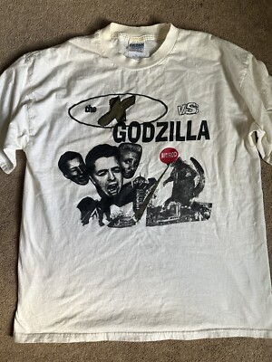 Vintage Green Day Tour Shirt The Big X Summer Ball 1997 Hershey Godzilla XL RARE-image