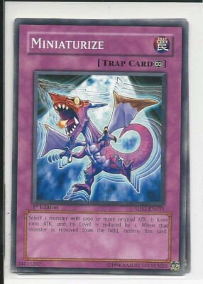 Miniaturize 5DS1 EN 033 1st Edition Yugioh x2-image