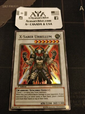  X-Saber Urbellum - Super Rare - 5DS2-EN043 - 1st Ed - NM/VLP  - YUGIOH -image