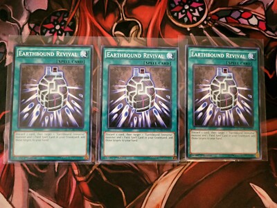 YUGIOH TCG 3X EARTHBOUND REVIVAL LC5D-EN156 COMMON 1ST EDITION -image