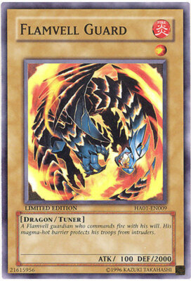 Yu-Gi-Oh Card - HA01-EN009 - FLAMVELL GUARD (super rare holo) - NM-image