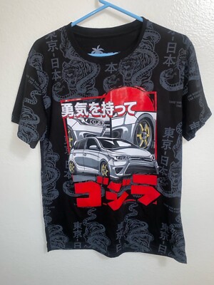 NWOT VIBES Brand GODZILLA TOKYO JAPAN Men’s Size M T-shirt-image