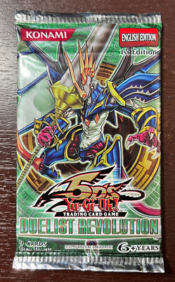 (701008) YUGIOH DUELIST REVOLUTION 5D's 1st Edition Sealed BOOSTER PACK-image