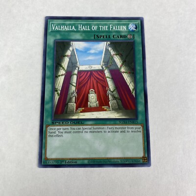 Yugioh Valhalla, Hall Of The Fallen SGX4-ENB15  1st Edition  Midterm Destruction-image