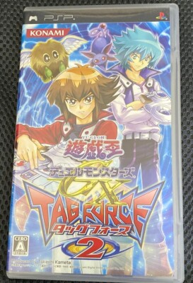 PSP Yu-Gi-Oh Duel Monsters GX Tag Force 2 Japanese Games Tested Genuine-image