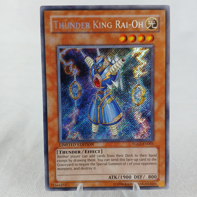 Thunder King Rai-Oh YG02-EN001 GX Manga Promotional Cards Limited Ed-image