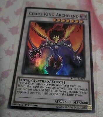 Chaos King Archfiend LC5D-EN072 Legendary Collection 5D's 1st Edition-image