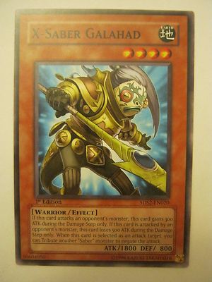 (x1) X-Saber Galahad 5DS2-EN020 Earth Card Yu-Gi-Oh (JB-59)-image