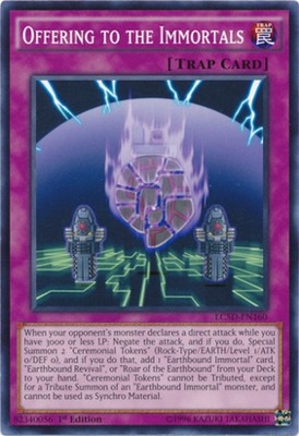 Offering to the Immortals - LC5D-EN160 - Common - 1st Edition - Moderately Playe-image