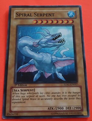 Spiral Serpent - 1st Edition Common - 5D's Starter Deck 2008 - YGO-image