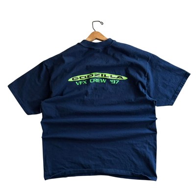 Vintage Godzilla VFX Movie STAFF Tee RARE 1997 XL-image