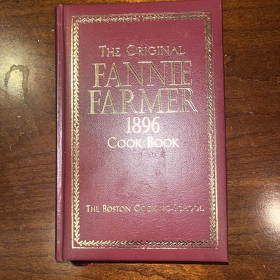 The Original FANNIE FARMER 1896 COOK BOOK - Hardcover - w Gilded Edges-image