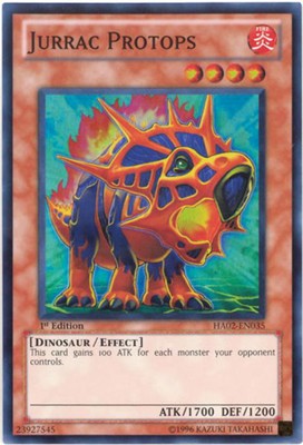 Yu-Gi-Oh Card - HA02-EN035 - JURRAC PROTOPS (super rare holo) - NM/Mint-image