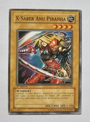 YuGiOh - X-Saber Anu Piranha - 5DS2-EN004 1st Edition - Common - LP-image