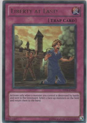 Liberty at Last! - TF05-EN003 - Ultra Rare - Limited Edition Near Mint 5D's Tag -image