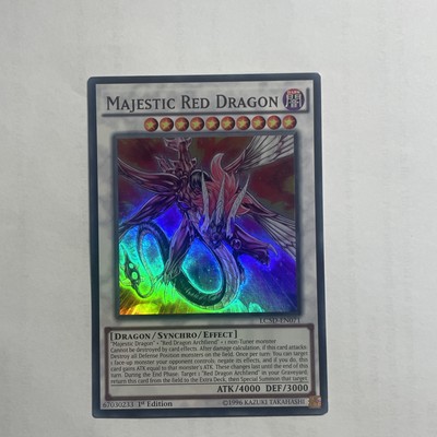 Yugioh Card Majestic Red Dragon LC5D-EN071 Super Rare 1st Ed.-image