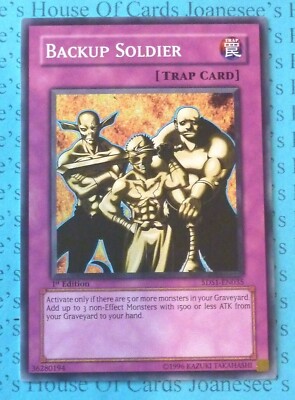 Backup Soldier 5DS1-EN035 Yu-Gi-Oh Card 1st Edition New-image