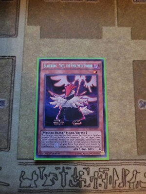 YUGIOH TCG BLACKWING VAYU THE EMBLEM OF HONOR LC5D-EN118 SECRET 1ST EDITION NM-image