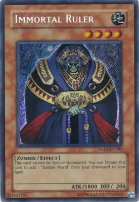 YuGiOh Yu-Gi-Oh 5D's Raging Battle Secret Rare Immortal Ruler RGBT-EN082-image