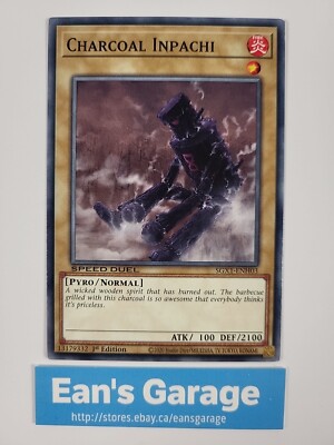 YuGiOh! Charcoal Inpachi 1st Edition SGX1-ENH03 Speed Duel GX common - MN-image