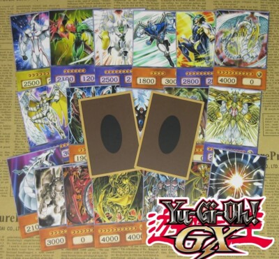 Yugioh Anime Card Set- GX Legends (Elemental Hero, Rainbow Dragon, Cyber Dragon.-image