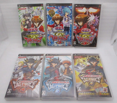 PSP YU-GI-OH! Duel Monsters GX 1 2 3 5D's Tag Force 4 5 6 Japan import KONAMI-image